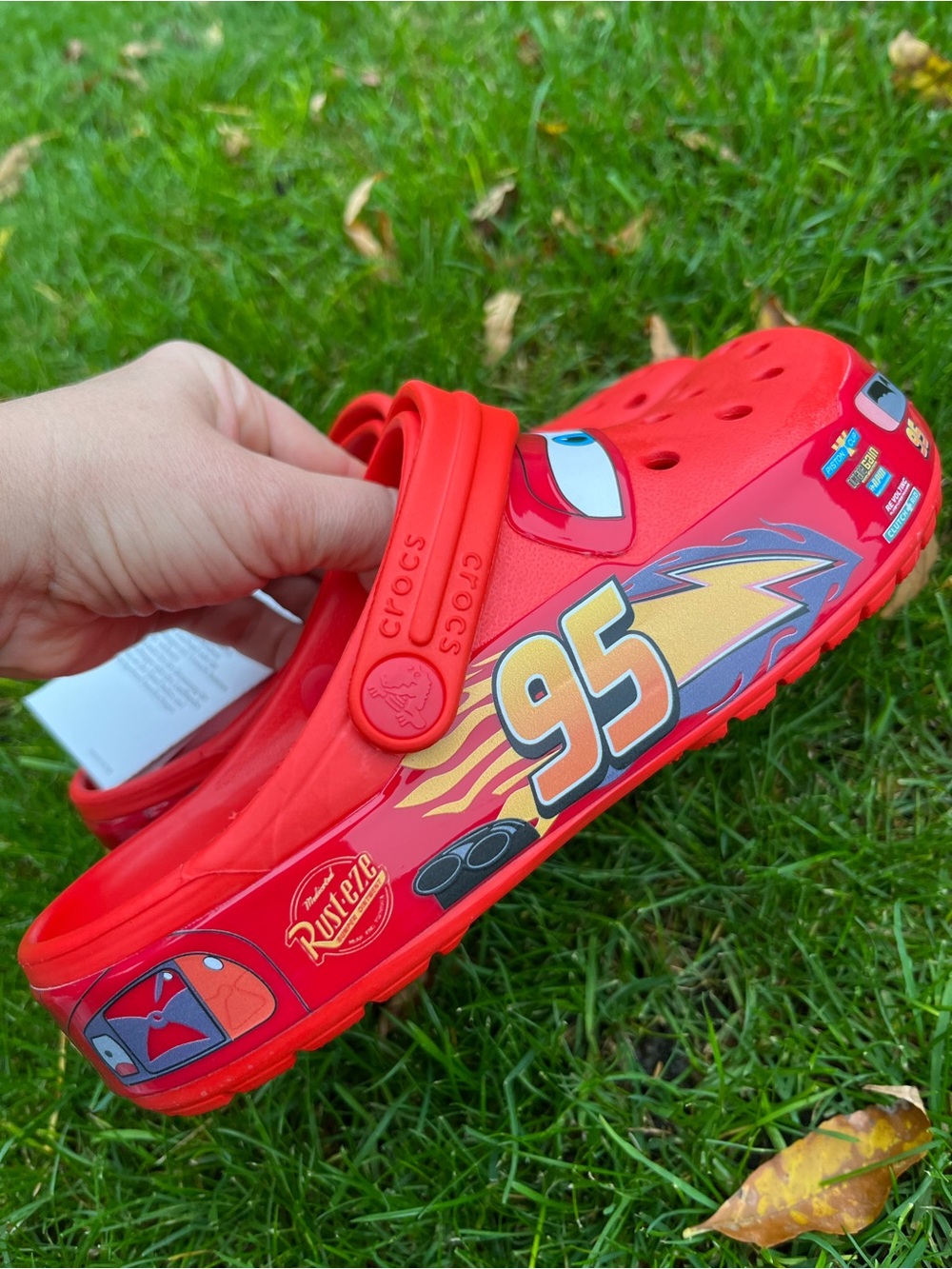 CROCS  Lightning McQueen Red Graphic Clog men - Picture 2 of 4
